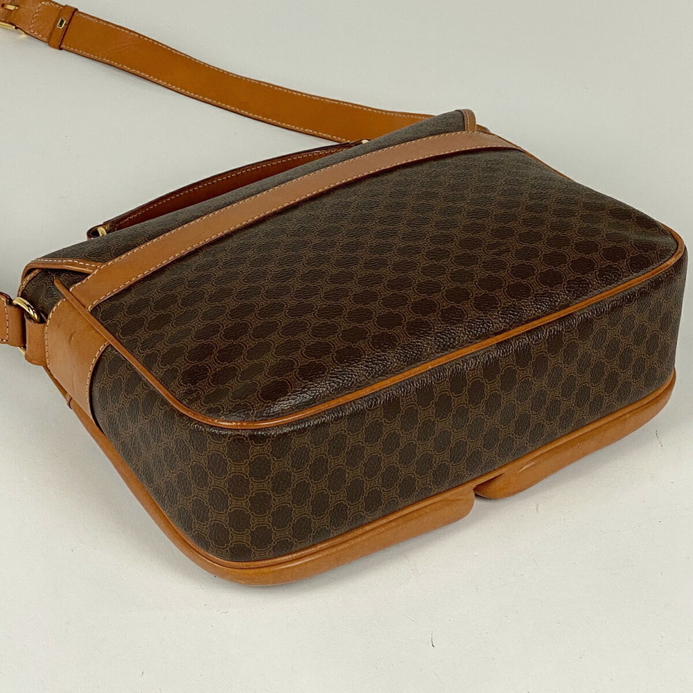 Celine Macadam Pattern Canvas Circle Messenger Sh… - image 2